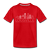 Louisville, Kentucky Youth T-Shirt - Skyline Youth Louisville Tee - red