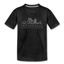 Memphis, Tennessee Youth T-Shirt - Skyline Youth Memphis Tee - charcoal gray