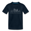 Memphis, Tennessee Youth T-Shirt - Skyline Youth Memphis Tee - deep navy