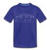 Miami, Florida Youth T-Shirt - Skyline Youth Miami Tee - royal blue
