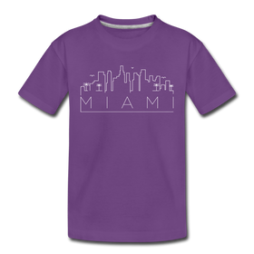 Miami, Florida Youth T-Shirt - Skyline Youth Miami Tee