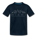 Miami, Florida Youth T-Shirt - Skyline Youth Miami Tee - deep navy