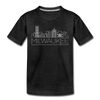 Milwaukee, Wisconsin Youth T-Shirt - Skyline Youth Milwaukee Tee - charcoal gray