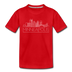 Minneapolis, Minnesota Youth T-Shirt - Skyline Youth Minneapolis Tee - red