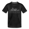 Minneapolis, Minnesota Youth T-Shirt - Skyline Youth Minneapolis Tee - charcoal gray