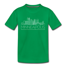 Minneapolis, Minnesota Youth T-Shirt - Skyline Youth Minneapolis Tee