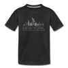 New York Youth T-Shirt - Skyline Youth New York Tee - black