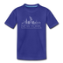 New York Youth T-Shirt - Skyline Youth New York Tee - royal blue