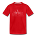 New York Youth T-Shirt - Skyline Youth New York Tee - red