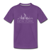 New York Youth T-Shirt - Skyline Youth New York Tee - purple