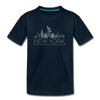 New York Youth T-Shirt - Skyline Youth New York Tee - deep navy