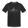 Omaha, Nebraska Youth T-Shirt - Skyline Youth Omaha Tee - black