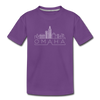 Omaha, Nebraska Youth T-Shirt - Skyline Youth Omaha Tee - purple