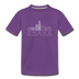 Omaha, Nebraska Youth T-Shirt - Skyline Youth Omaha Tee - purple