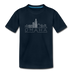 Omaha, Nebraska Youth T-Shirt - Skyline Youth Omaha Tee - deep navy