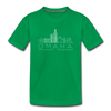 Omaha, Nebraska Youth T-Shirt - Skyline Youth Omaha Tee - kelly green