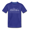 Nashville, Tennessee Youth T-Shirt - Skyline Youth Nashville Tee - royal blue