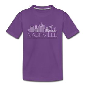 Nashville, Tennessee Youth T-Shirt - Skyline Youth Nashville Tee