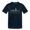 Oklahoma City, Oklahoma Youth T-Shirt - Skyline Youth Oklahoma City Tee - deep navy