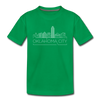 Oklahoma City, Oklahoma Youth T-Shirt - Skyline Youth Oklahoma City Tee - kelly green