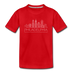 Philadelphia, Pennsylvania Youth T-Shirt - Skyline Youth Philadelphia Tee - red