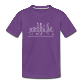 Philadelphia, Pennsylvania Youth T-Shirt - Skyline Youth Philadelphia Tee