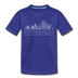 Pittsburgh, Pennsylvania Youth T-Shirt - Skyline Youth Pittsburgh Tee - royal blue