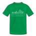 Pittsburgh, Pennsylvania Youth T-Shirt - Skyline Youth Pittsburgh Tee - kelly green