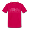 Orlando, Florida Youth T-Shirt - Skyline Youth Orlando Tee - dark pink