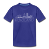 Portland, Oregon Youth T-Shirt - Skyline Youth Portland Tee - royal blue