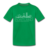 Portland, Oregon Youth T-Shirt - Skyline Youth Portland Tee - kelly green