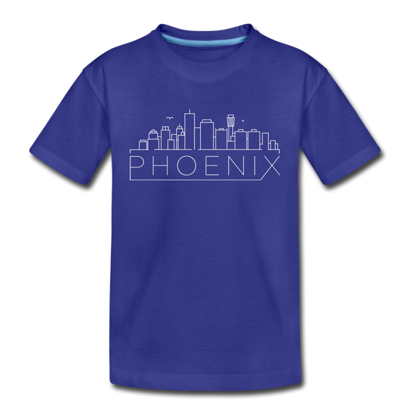 Phoenix, Arizona Youth T-Shirt - Skyline Youth Phoenix Tee - royal blue