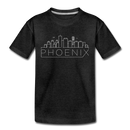 Phoenix, Arizona Youth T-Shirt - Skyline Youth Phoenix Tee - charcoal gray