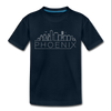 Phoenix, Arizona Youth T-Shirt - Skyline Youth Phoenix Tee - deep navy