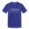 Sacramento, California Youth T-Shirt - Skyline Youth Sacramento Tee - royal blue