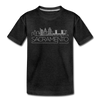 Sacramento, California Youth T-Shirt - Skyline Youth Sacramento Tee - charcoal gray