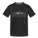 San Antonio, Texas Youth T-Shirt - Skyline Youth San Antonio Tee - black