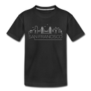 San Francisco, California Youth T-Shirt - Skyline Youth San Francisco Tee - black