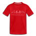 San Francisco, California Youth T-Shirt - Skyline Youth San Francisco Tee - red