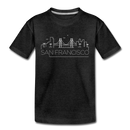 San Francisco, California Youth T-Shirt - Skyline Youth San Francisco Tee - charcoal gray