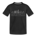 Sioux Falls, South Dakota Youth T-Shirt - Skyline Youth Sioux Falls Tee - black