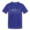 Sioux Falls, South Dakota Youth T-Shirt - Skyline Youth Sioux Falls Tee - royal blue