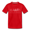 Saint Paul, Minnesota Youth T-Shirt - Skyline Youth Saint Paul Tee - red