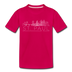 Saint Paul, Minnesota Youth T-Shirt - Skyline Youth Saint Paul Tee - dark pink