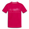 Saint Paul, Minnesota Youth T-Shirt - Skyline Youth Saint Paul Tee - dark pink