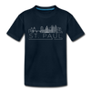 Saint Paul, Minnesota Youth T-Shirt - Skyline Youth Saint Paul Tee - deep navy