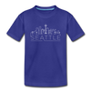 Seattle, Washington Youth T-Shirt - Skyline Youth Seattle Tee - royal blue