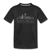 San Diego, California Youth T-Shirt - Skyline Youth San Diego Tee - black