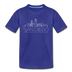 San Diego, California Youth T-Shirt - Skyline Youth San Diego Tee - royal blue