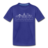 Savannah, Georgia Youth T-Shirt - Skyline Youth Savannah Tee - royal blue
